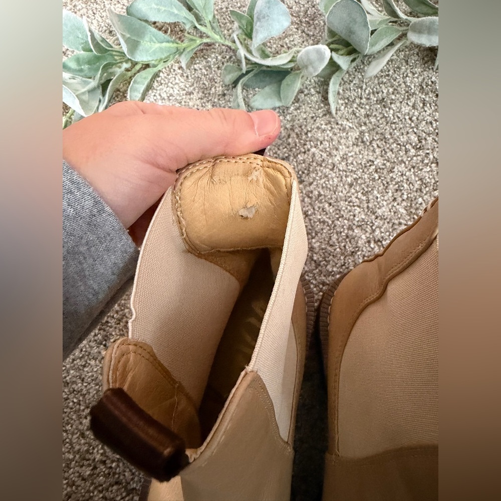 Sam Edelman Laguna Chelsea Boots Tan Leather Size 6 - Picture 7 of 8
